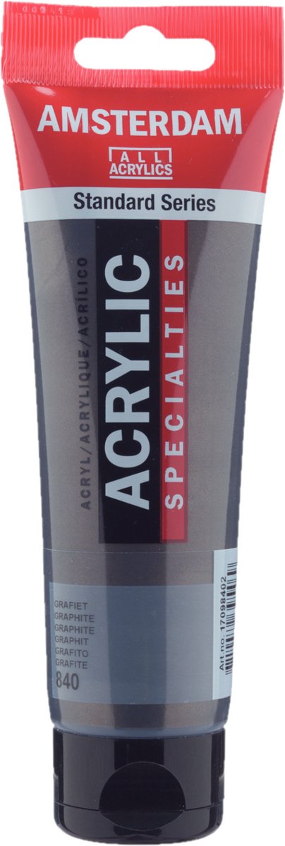 Amsterdam standard series acrylverf tube 120 ml grafiet 840