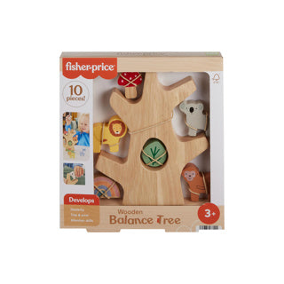 Load image into Gallery viewer, Fisher-price houten balansboom - stapelspeelgoed
