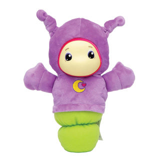 Load image into Gallery viewer, No brand playskool lullaby gloeiworm paars

