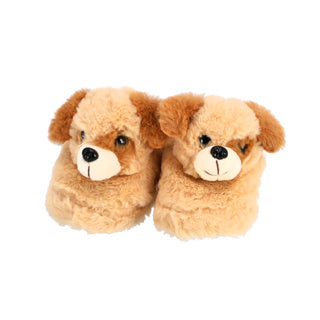 Toi-toys pantoffels pluche hond kids maat 25-27 | 2 stuks