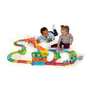 Load image into Gallery viewer, Vtech toet toet avonturen treinset + lucas locomotief
