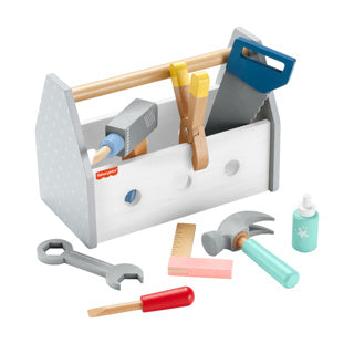 Fisher-price hout gereedschapkist
