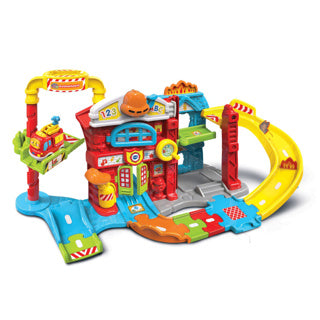 Load image into Gallery viewer, Vtech toet toet auto's brandweerkazerne - educatief speelgoed auto - voor jongens en meisjes - cadeau - brandweer speelgoed 1 jaar tot 5 jaar
