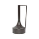 House of nature vaas tromso metal 30cm zwart