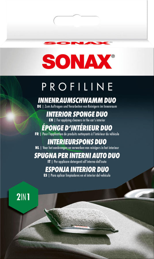 Sonax reinigingsspons duo interior sponge duo