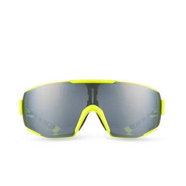 Bold anti condens fietsbril yellow neon smoke lens