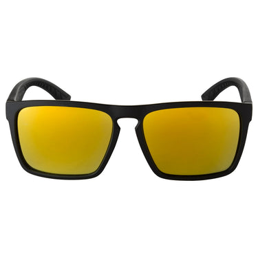 Repos fietsbril zwart goud lens