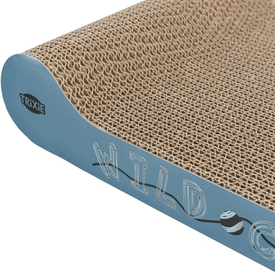 Trixie krabkarton catnip blauw