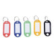 Sleutelhangers viking 5 x 2,2 x 0,3 cm kleurenassortiment 50 stuks