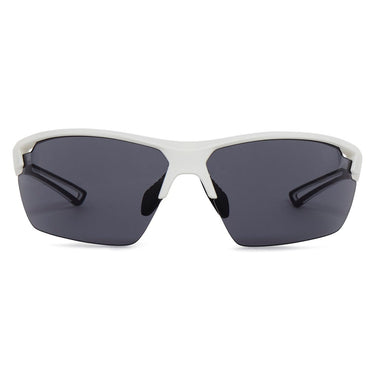Agu valiant fietsbril wit smoke lens