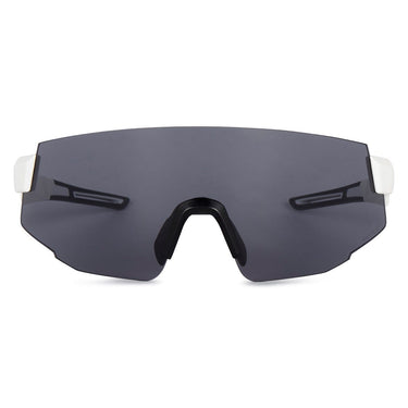 Agu vigor fietsbril wit smoke lens
