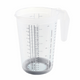 Keeeper kunststof maatbeker anti-slip 1,5l ø13,5x19cm nordic grey