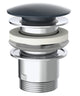 Schutte design clic-clac waste | met overloop | 1 ¼“ x 65 mm| mat zwart - 98807420 98807420