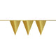 Haza vlaggenlijn metallic goud 10 meter kunststof