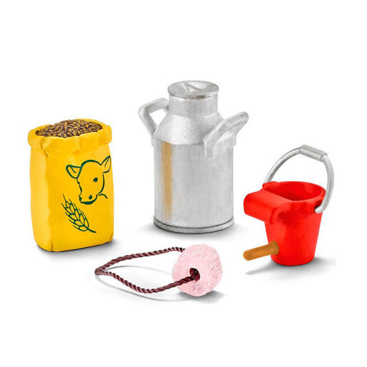 Schleich voer voor koe en kalf 4-delig