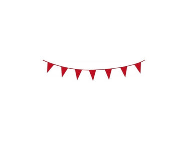 Haza vlaggenlijn 10mtr rood vlaggenlijn 10mtr rood