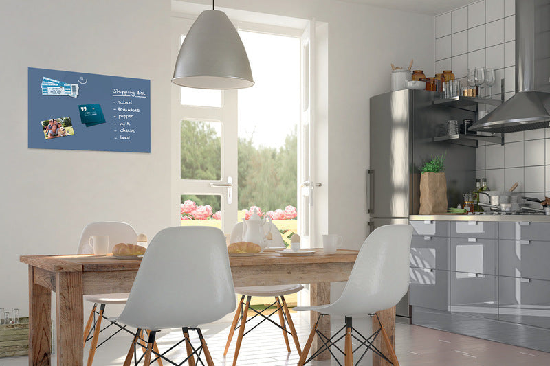 Load image into Gallery viewer, Sigel si-b1207 glasmagneetbord be!board gepoederd blauw 600x400x9mm incl. 2 magneten
