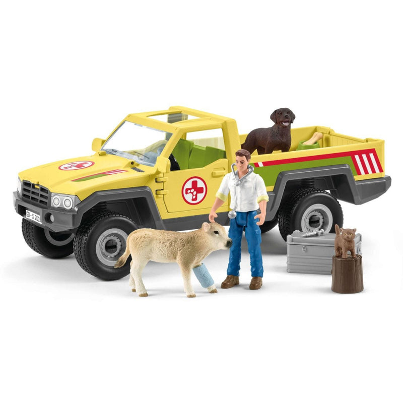 Load image into Gallery viewer, Schleich farm world speelfigurenset dierenartsbezoek op de boerderij
