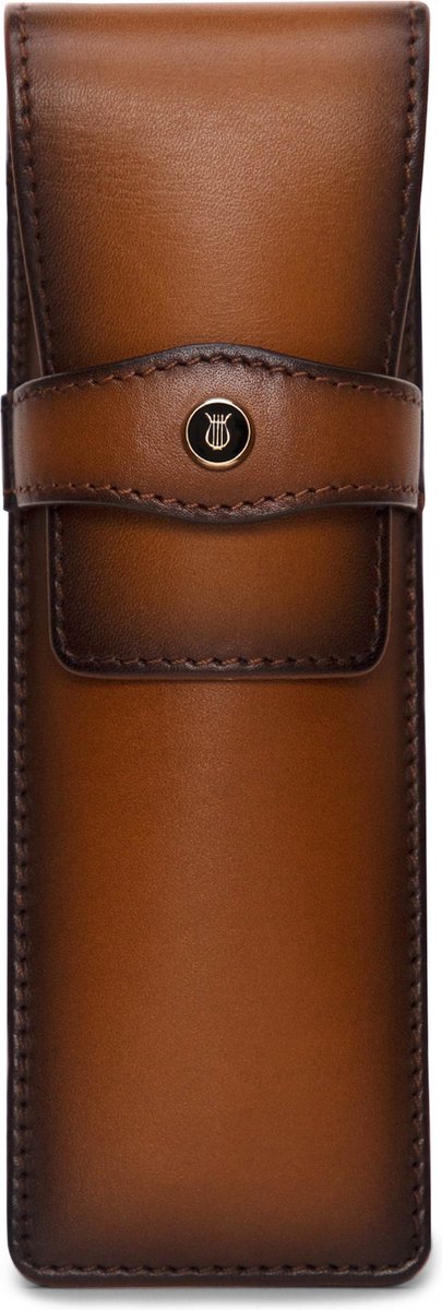 Lapis bard penetui - bruin leder - geschikt voor 2 pennen - sf-wp32768
