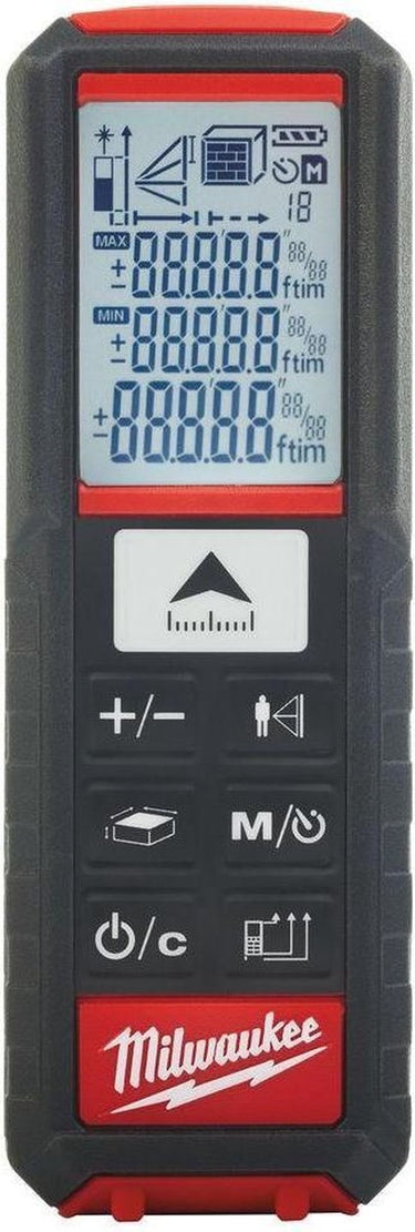 Milwaukee milw handlaserafst mtr, meetbereik 0 - 50m, precisie 1.5mm