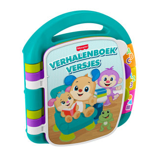 Load image into Gallery viewer, Mattel fisher-price leerplezier verhalenboek versjes - muzikaal boek met lichtjes en geluid
