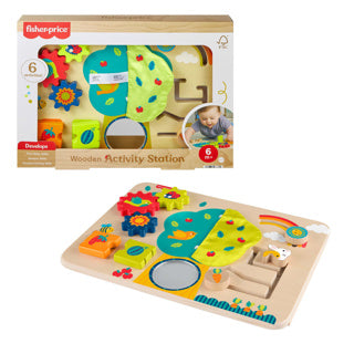 Afbeelding laden in galerijviewer, Fisher price hout activiteiten bord
