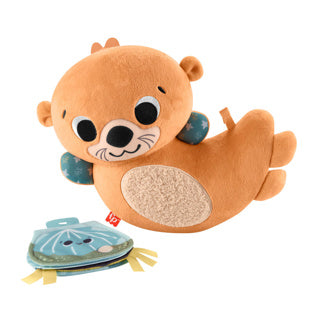 Load image into Gallery viewer, Fisher price 2-in1 rocking tummy time otter
