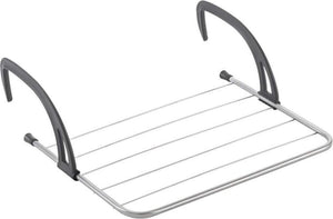 Tomado - droogrek favonio voor radiator, deur, balustrade of balkon - 3 meter drooglengte - zilvergrijs