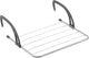 Metaltex tomado - droogrek favonio voor radiator, deur, balustrade of balkon - 3 meter drooglengte - zilvergrijs