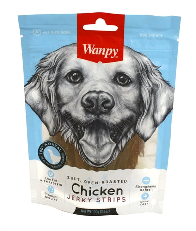 Load image into Gallery viewer, Wanpy Soft oven-roasted chicken jerky strips
