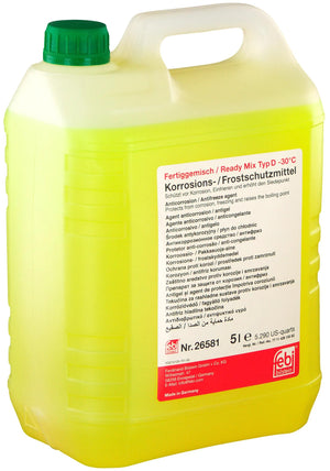 Febi bilstein radiatorbeschermingsmiddel ready mix typ d antifreeze type d ready mix renault 5l