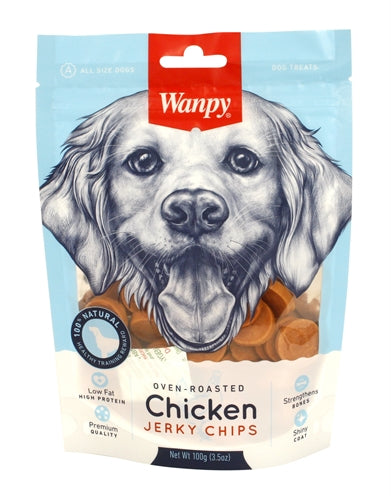 Load image into Gallery viewer, Wanpy Oven-roasted chicken jerky chips
