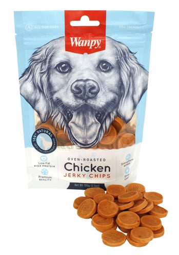Load image into Gallery viewer, Wanpy Oven-roasted chicken jerky chips
