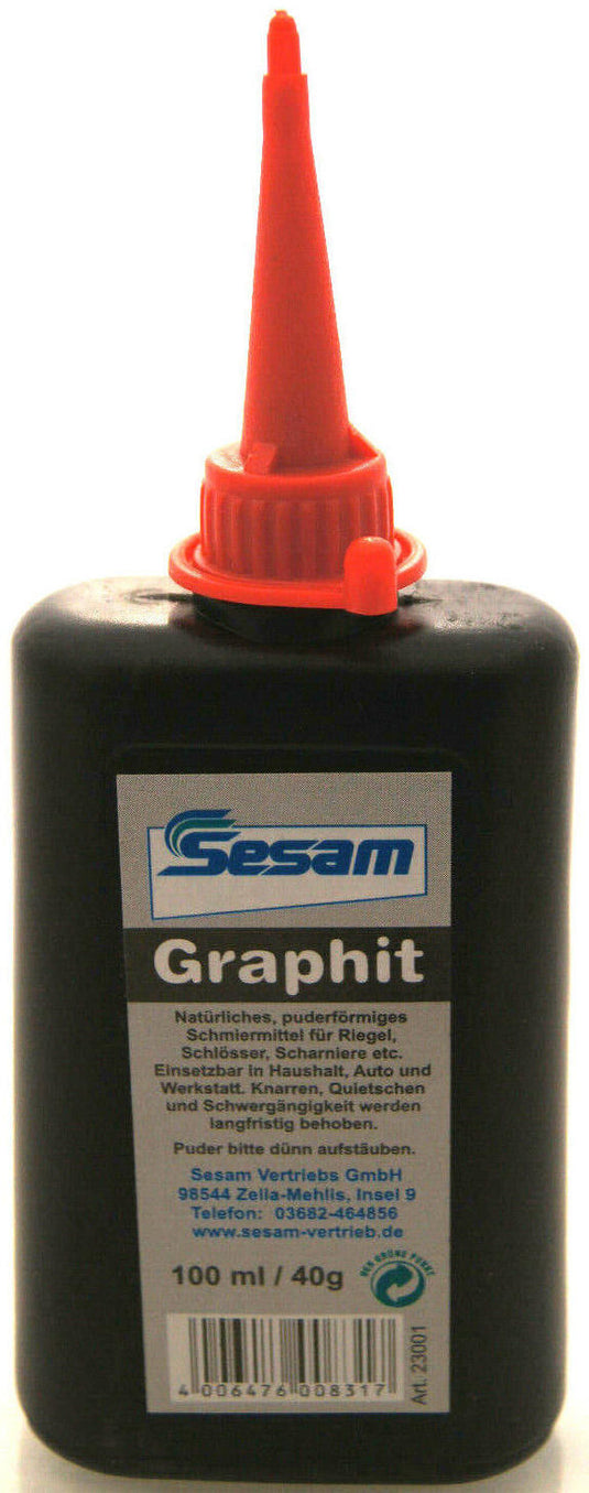 Sesam slotonderhoud graphitpuder graphite powder 40 gr.