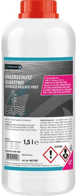 Corexx radiatorbeschermingsmiddel silikatfrei g12+ anti-freeze silicate-free (g12+) 1.5l