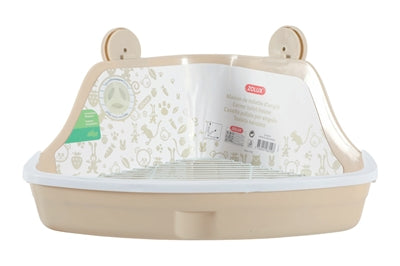 Load image into Gallery viewer, Zolux hoektoilet knaagdier beige
