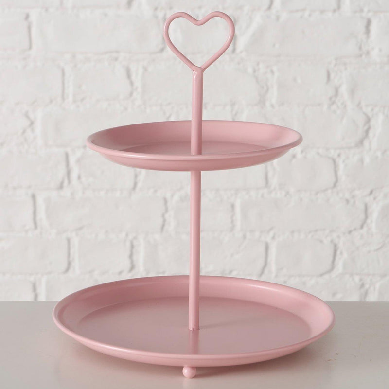Load image into Gallery viewer, Boltze home etagère roze ø21xh25cm
