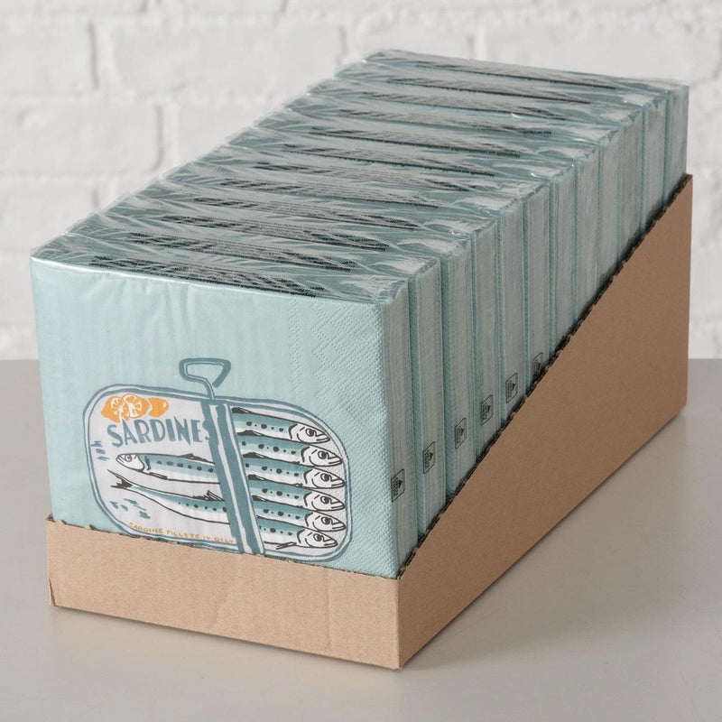 Load image into Gallery viewer, Boltze home servetten sardine 16,5x3cm

