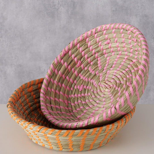 Boltze home mandje alia 25x25x6,5cm 2 assorti