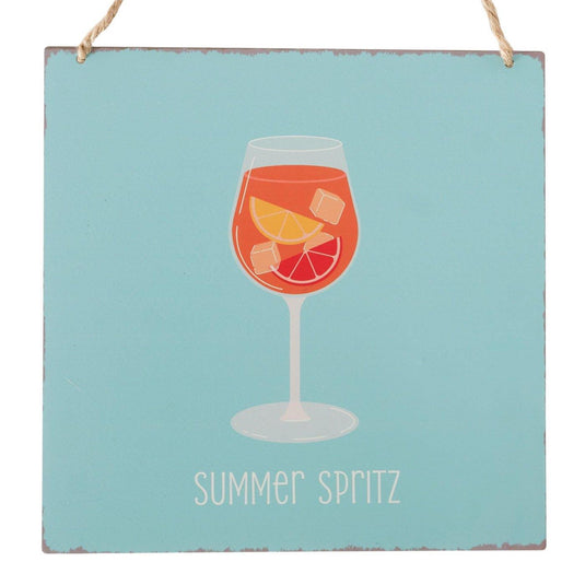 Boltze home wandbord summer spritz 20x20x0,5cm 3 assorti