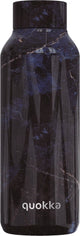 Quokka drinkfles rvs solid black marble 510 ml
