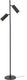 Lucide clubs - vloerlamp - 2xgu10 - zwart