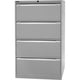 Archiefkast bisley df4645 lichtgrijs 4 lades