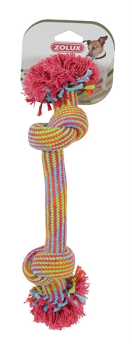 Load image into Gallery viewer, Zolux Life flostouw 2 knoop groen roze
