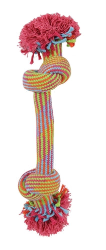 Load image into Gallery viewer, Zolux Life flostouw 2 knoop groen roze
