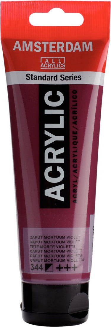Amsterdam standard series acrylverf tube 120 ml caput mortuum violet 344