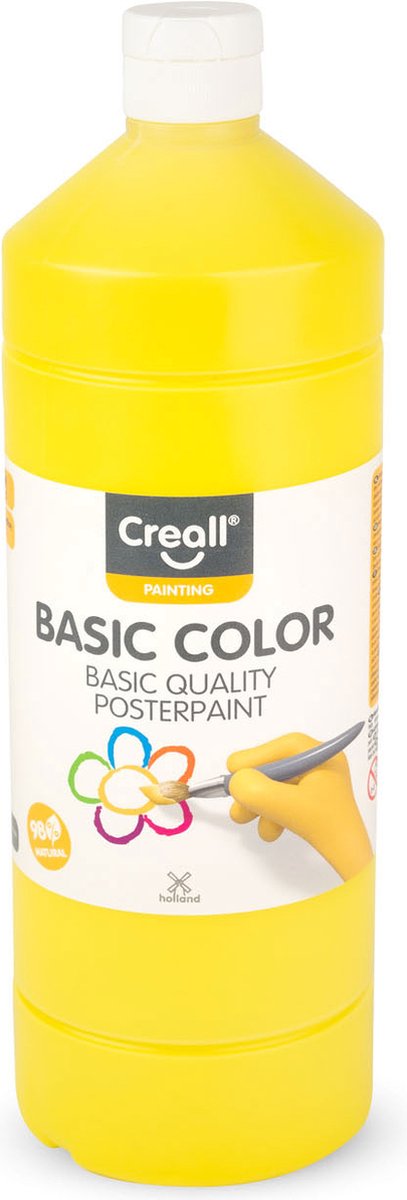 Creall schoolverf geel, 1 liter
