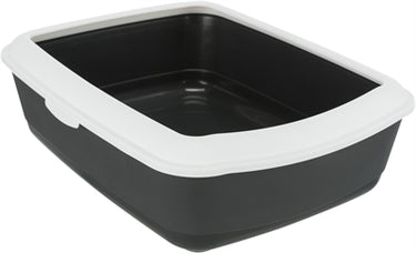 Trixie kattenbak classic antraciet wit
