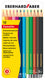 Eberhard faber ef-514813 kleurpotloden classic metaaletui a 12 stuks