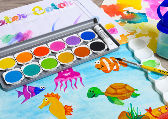 Eberhard faber ef-578312 verfdoos winner 12 kleuren